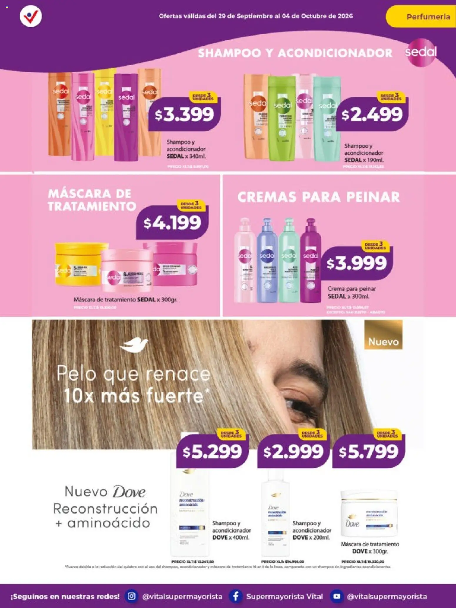 Vista previa del folleto de la tienda Vital válido desde el 29/09/2026 