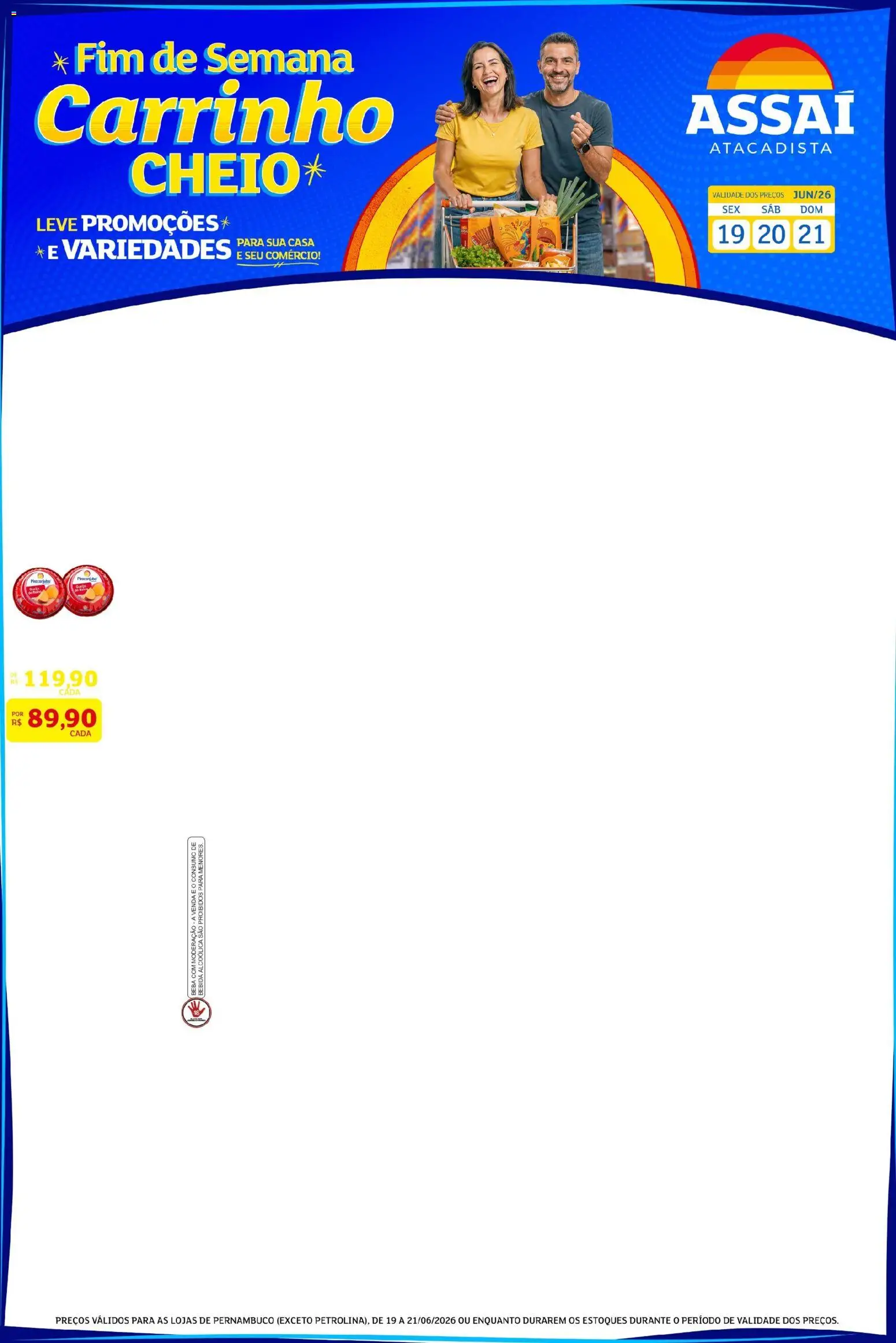 Pré-Visualização do folheto "Assaí Atacadista ofertas - PE" da loja Assaí Atacadista válido a partir de 22/06/2026