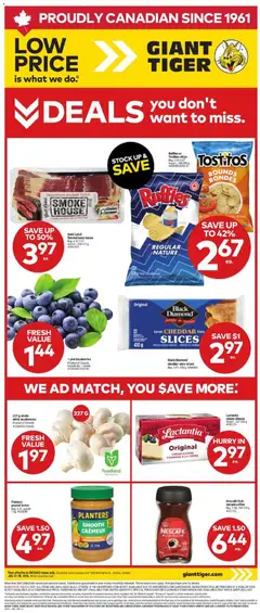 Un aperçu du dépliant Weekly Flyer du magasin Giant Tiger est valide à partir 22 juill. 2026