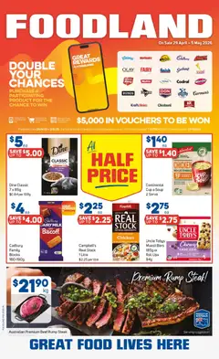 Preview of catalogue Foodland catalogue from shop Foodland valid 29/04/2026