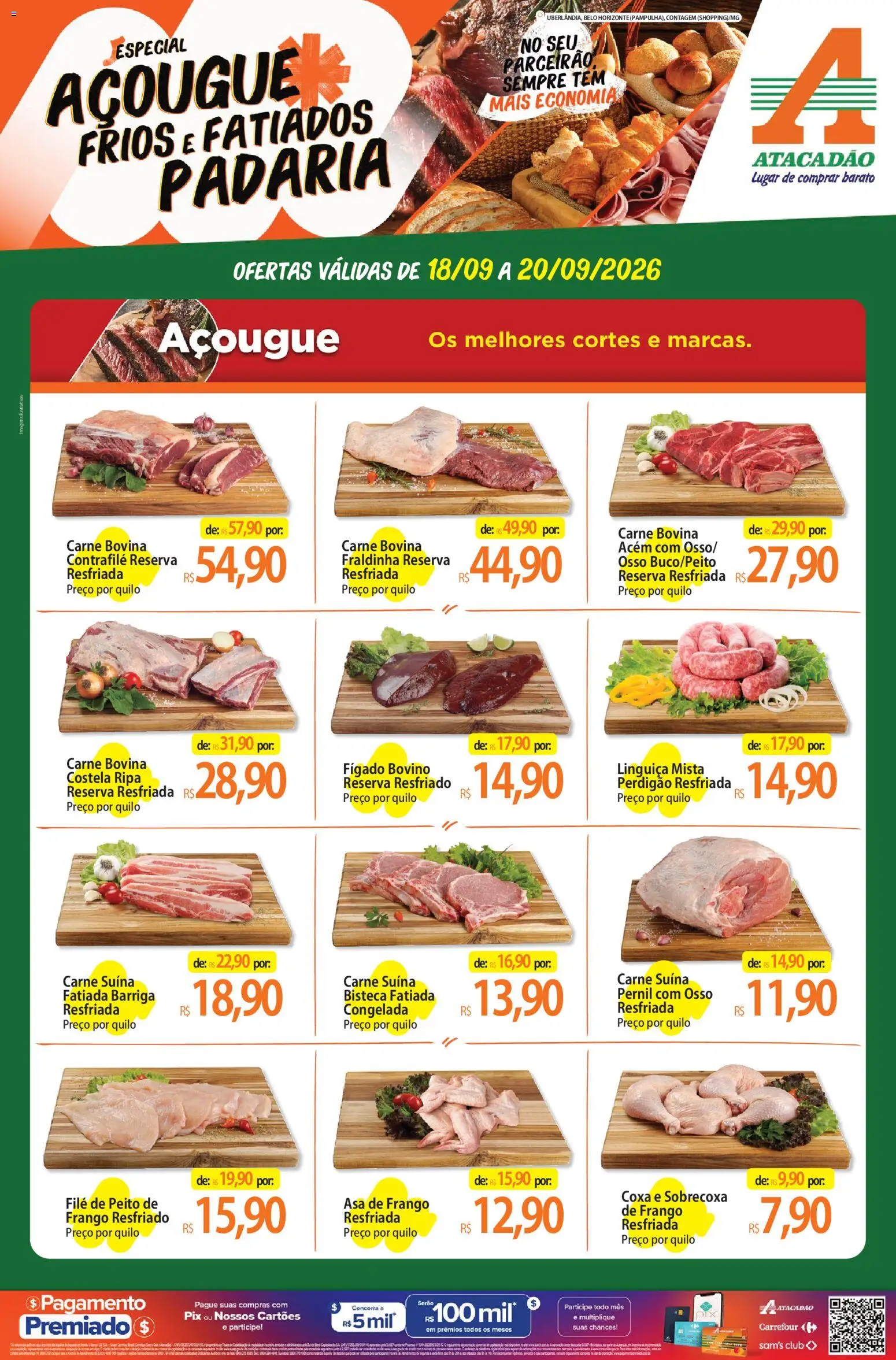 Pré-Visualização do folheto "Atacadão ofertas - MG" da loja Atacadão válido a partir de 18/09/2026