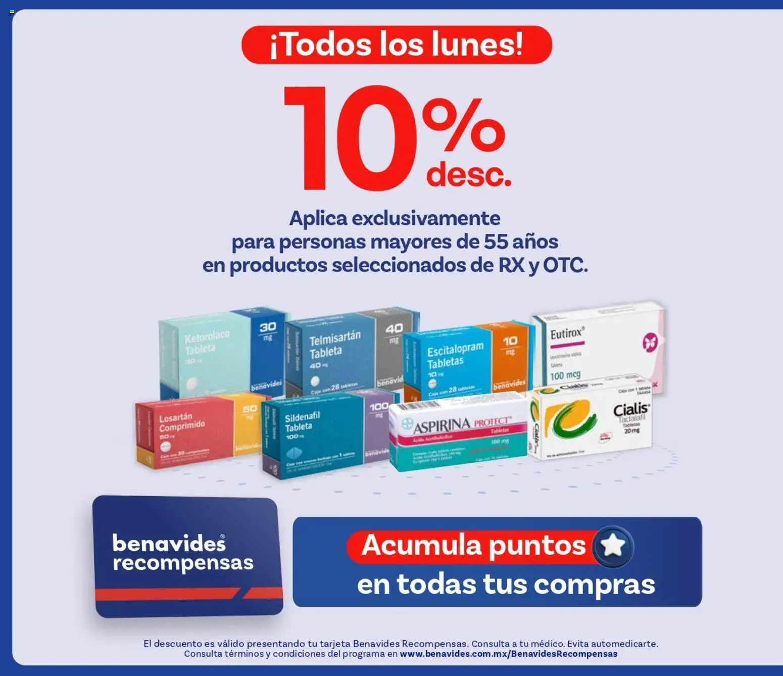 Vista previa las ofertas de la tienda Farmacia Benavides - Farmacia Benavides catálogo desde el 01/08/2026 
