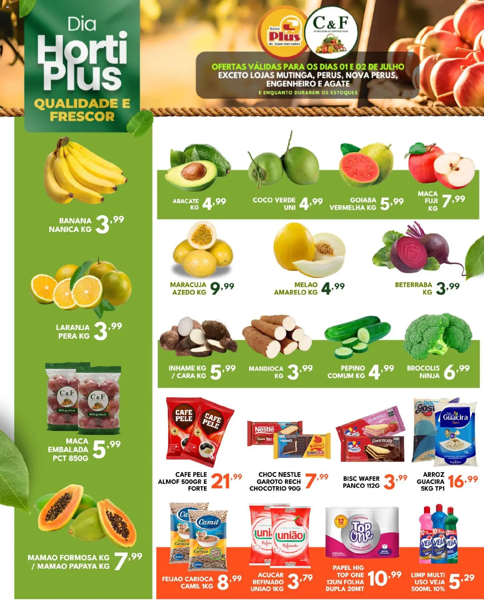 Pré-Visualização do folheto "Rede Plus Supermercados - Ofertas da semana" da loja Rede Plus Supermercados válido a partir de 01/07/2026
