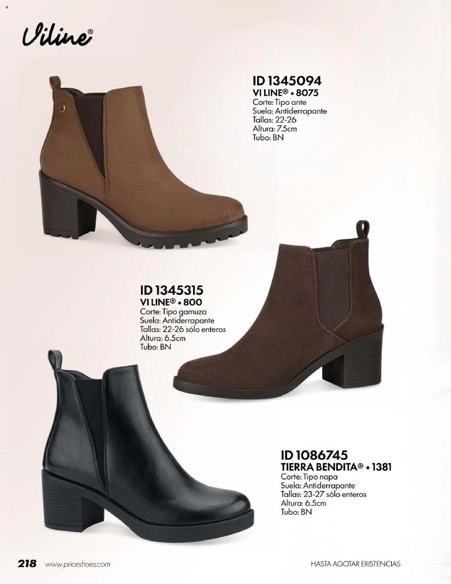 Vista previa las ofertas de la tienda Price Shoes - Price Shoes catálogo Botas desde el 18/07/2026 