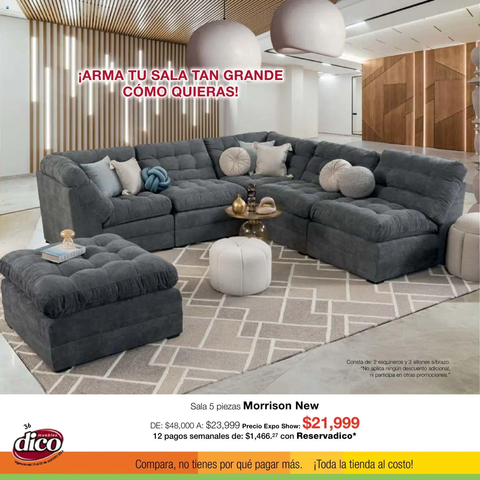 Vista previa las ofertas de la tienda Muebles Dico - Muebles Dico catálogo Expo Show desde el 13/08/2026 