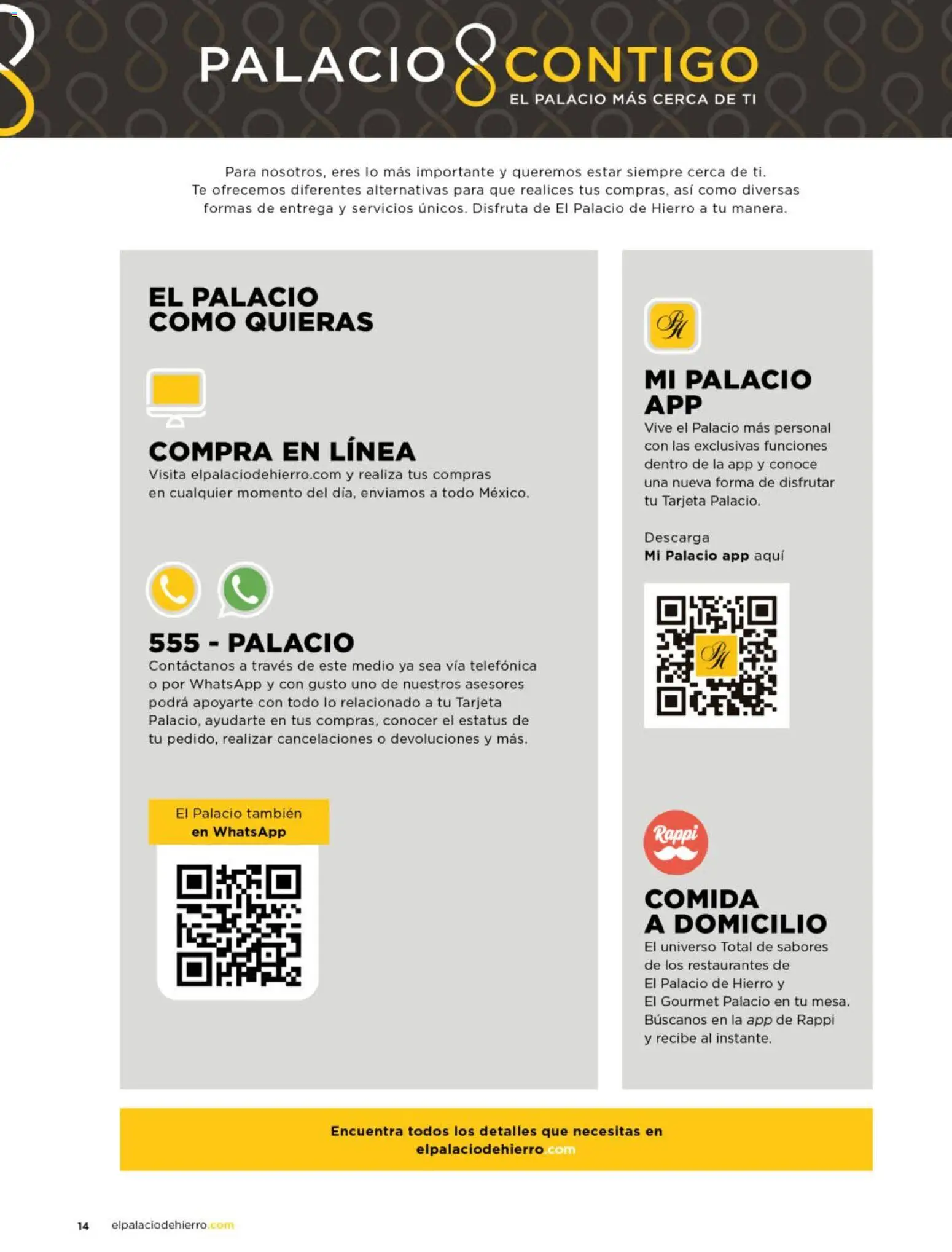 Vista previa las ofertas de la tienda Palacio De Hierro - Palacio De Hierro catálogo desde el 01/08/2026 