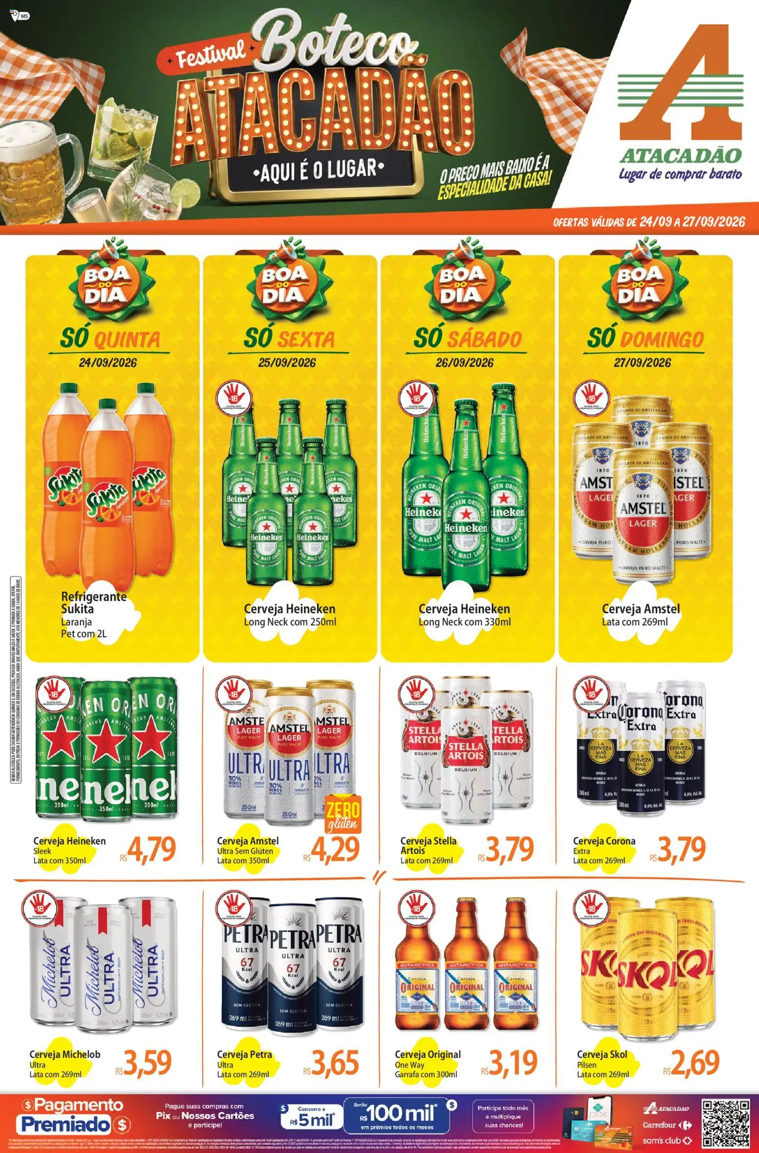Pré-Visualização do folheto "Atacadão ofertas - MS" da loja Atacadão válido a partir de 24/09/2026