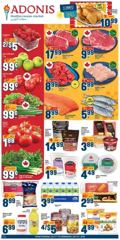 Preview of leaflet Adonis weekly flyer from shop Adonis is valid from Jul 09, 2026