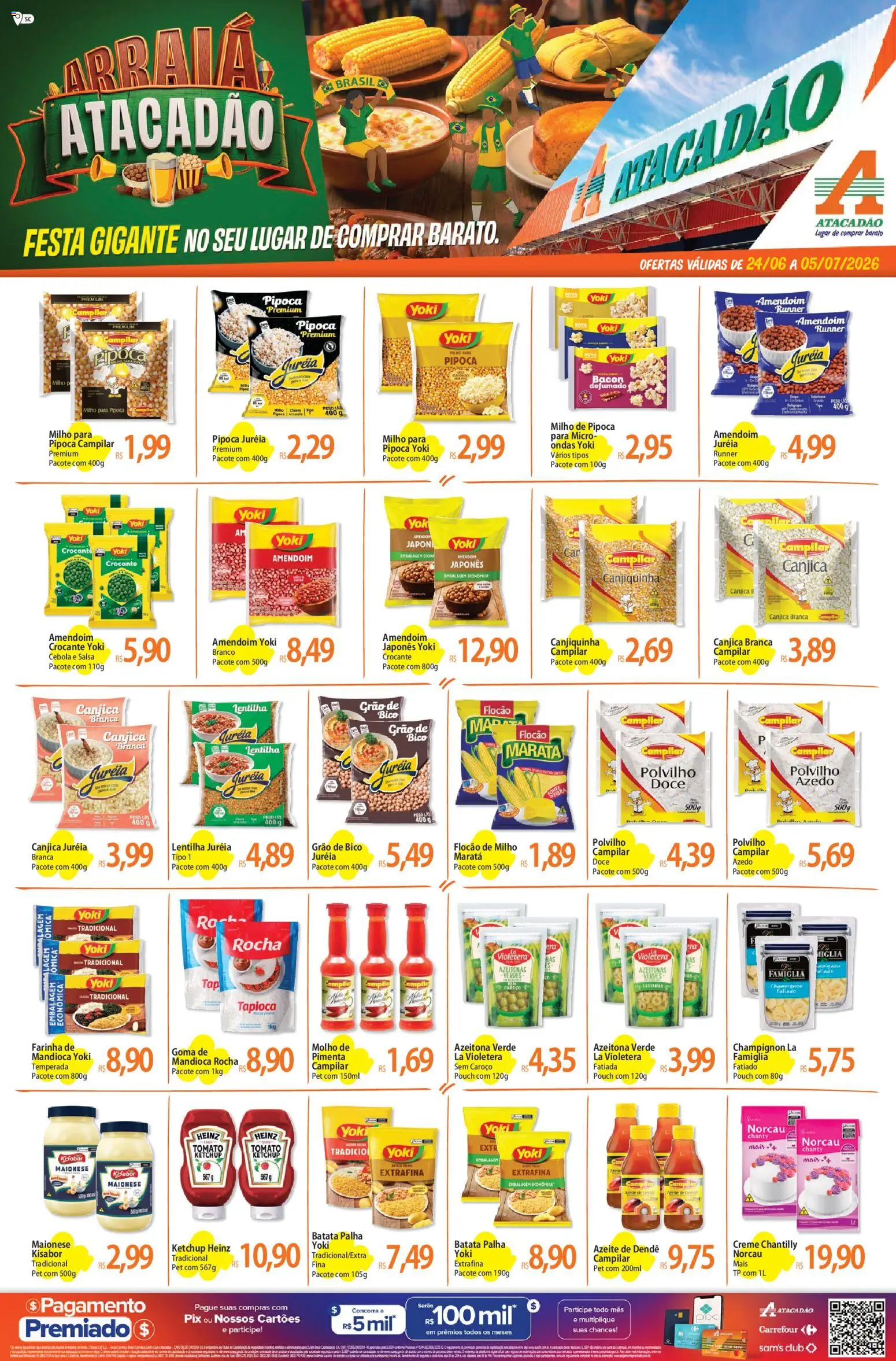 Pré-Visualização do folheto "Atacadão ofertas - SC" da loja Atacadão válido a partir de 24/06/2026