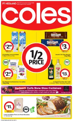 Preview of catalogue Coles catalogue PT Hedland from shop Coles valid 29/07/2026