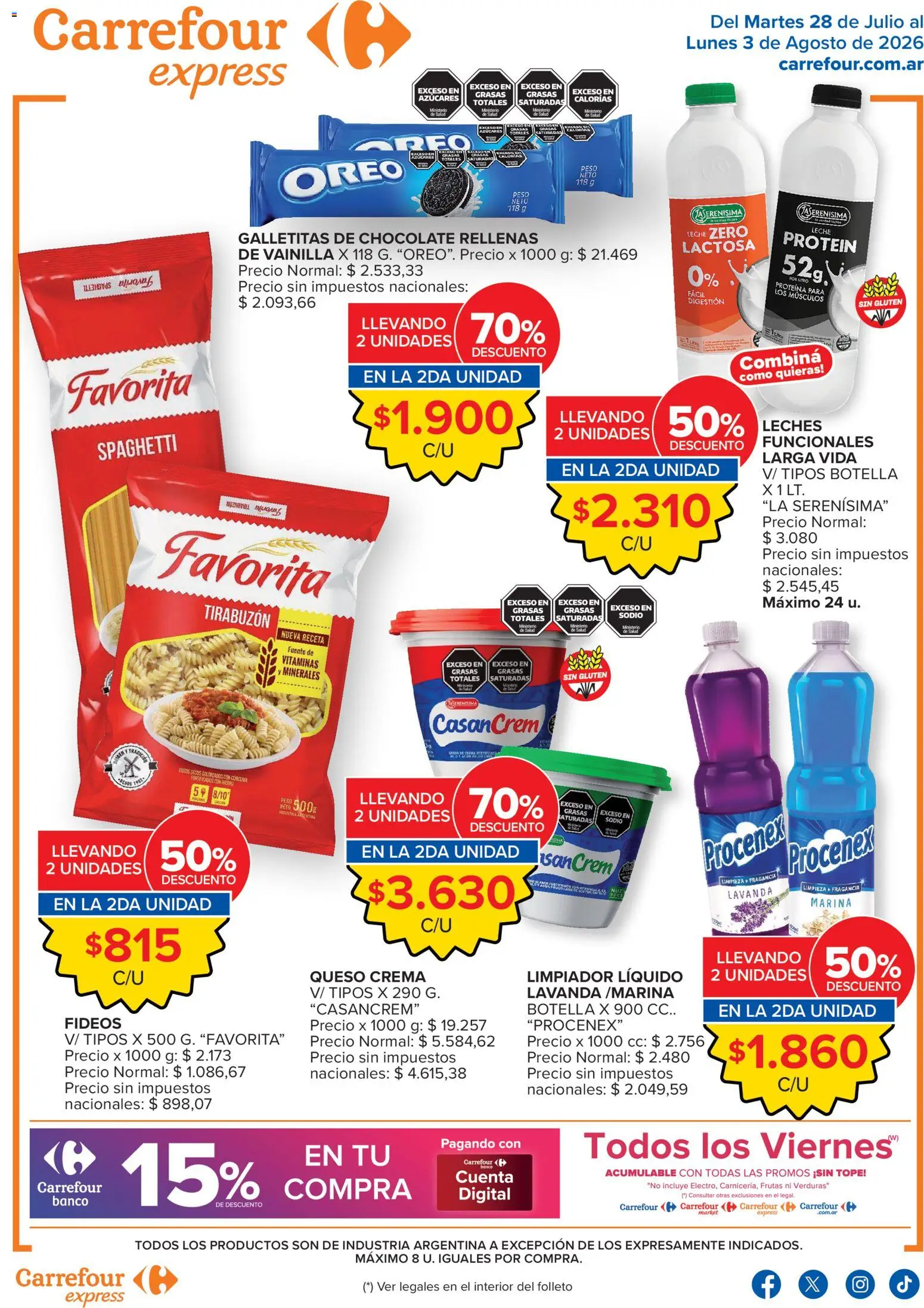 Vista previa del folleto de la tienda Carrefour Express válido desde el 28/07/2026 