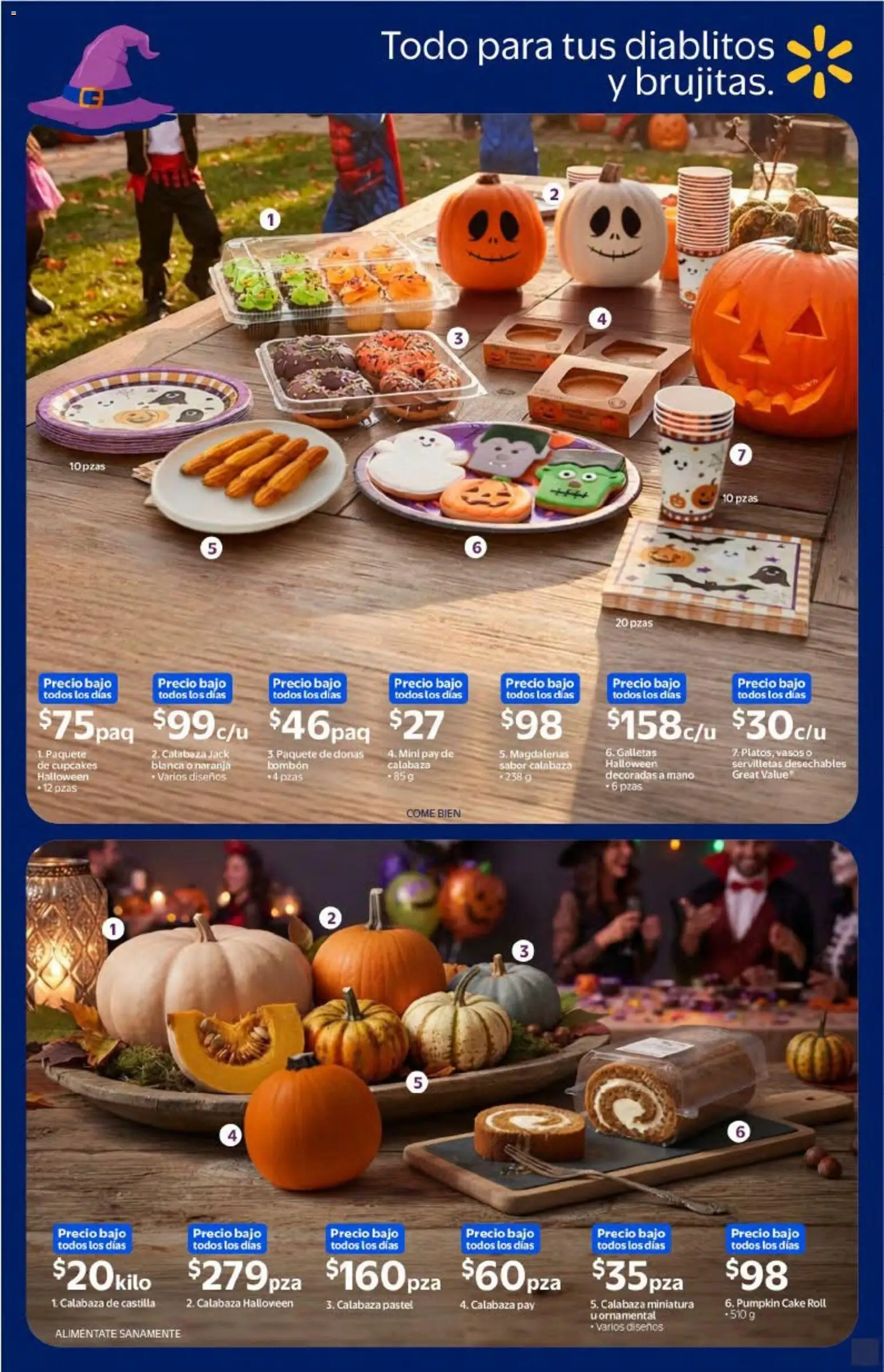 Vista previa las ofertas de la tienda Walmart - Walmart folleto Halloween desde el 01/10/2026 