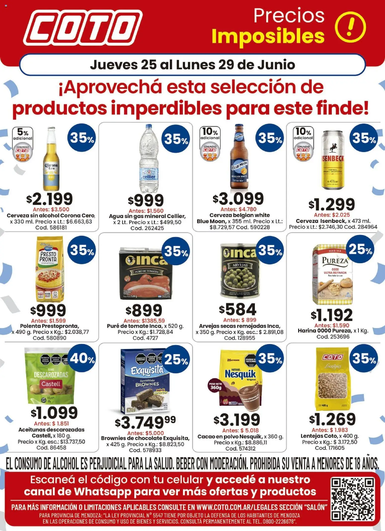 Vista previa del folleto de la tienda Coto válido desde el 25/06/2026 