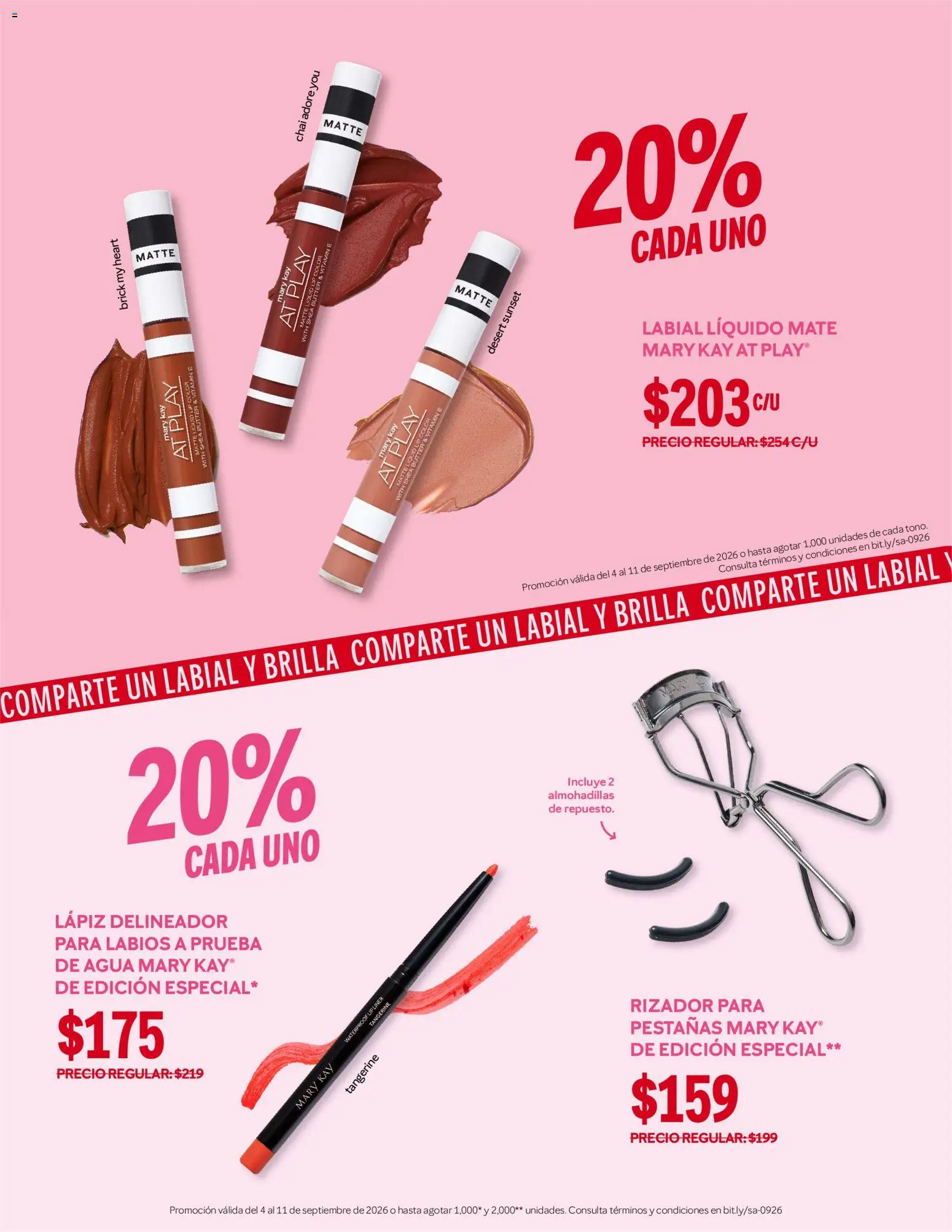 Vista previa las ofertas de la tienda Mary Kay - Catálogo Mary Kay Súper promociones desde el 04/09/2026 