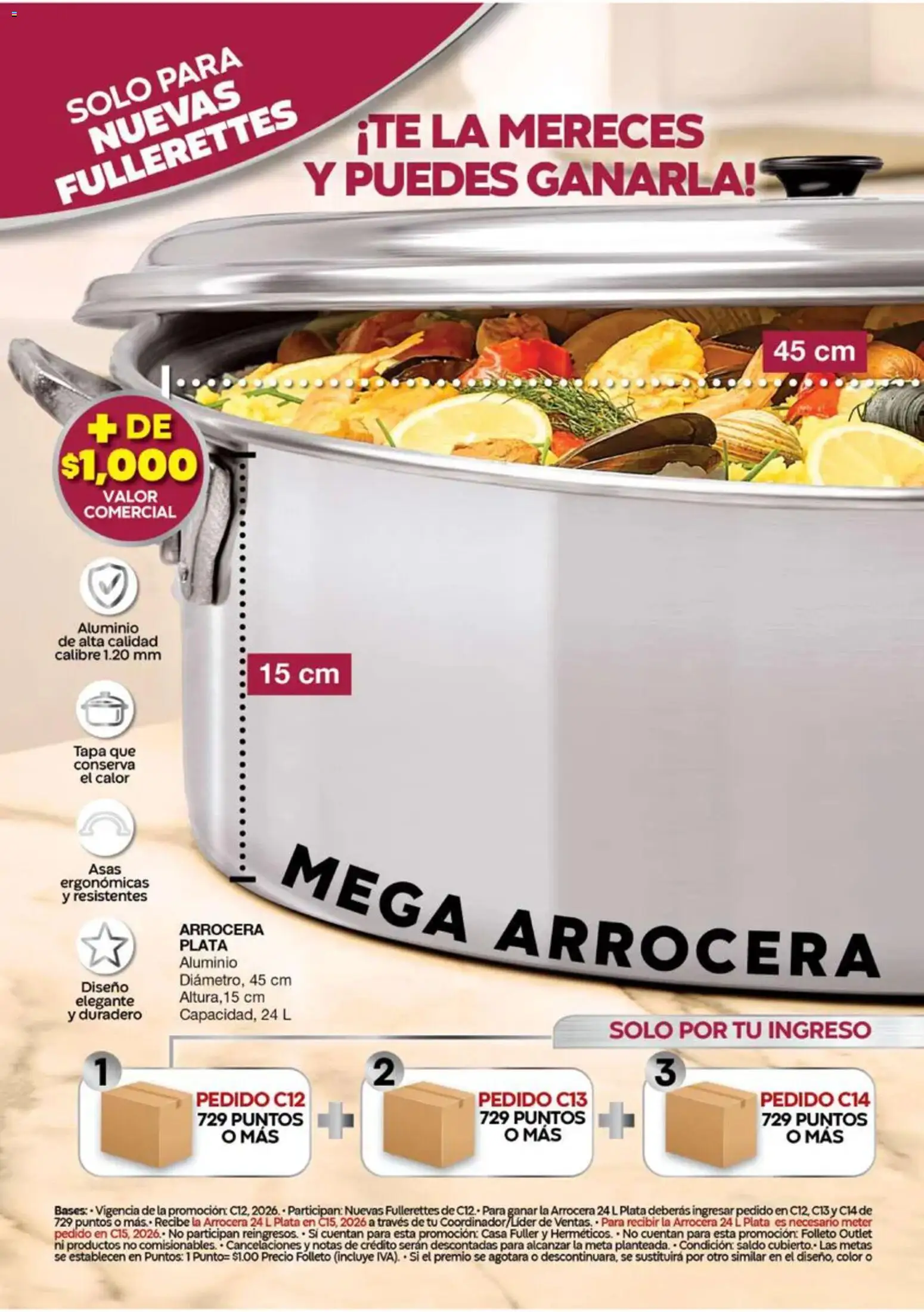 Vista previa las ofertas de la tienda Fuller - Fuller Gana Más 12 2026 desde el 16/09/2026 