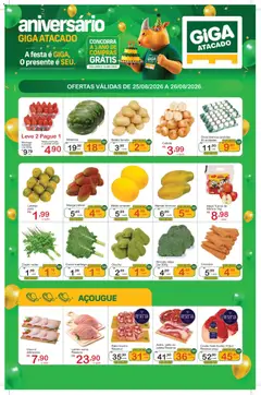 Pré-Visualização do folheto "GIGA Atacado ofertas Feirão" da loja GIGA Atacado válido a partir de 25/08/2026