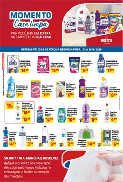 Pré-Visualização do folheto "Extra ofertas de Mercado Casa Limpa" da loja Extra válido a partir de 22/09/2026