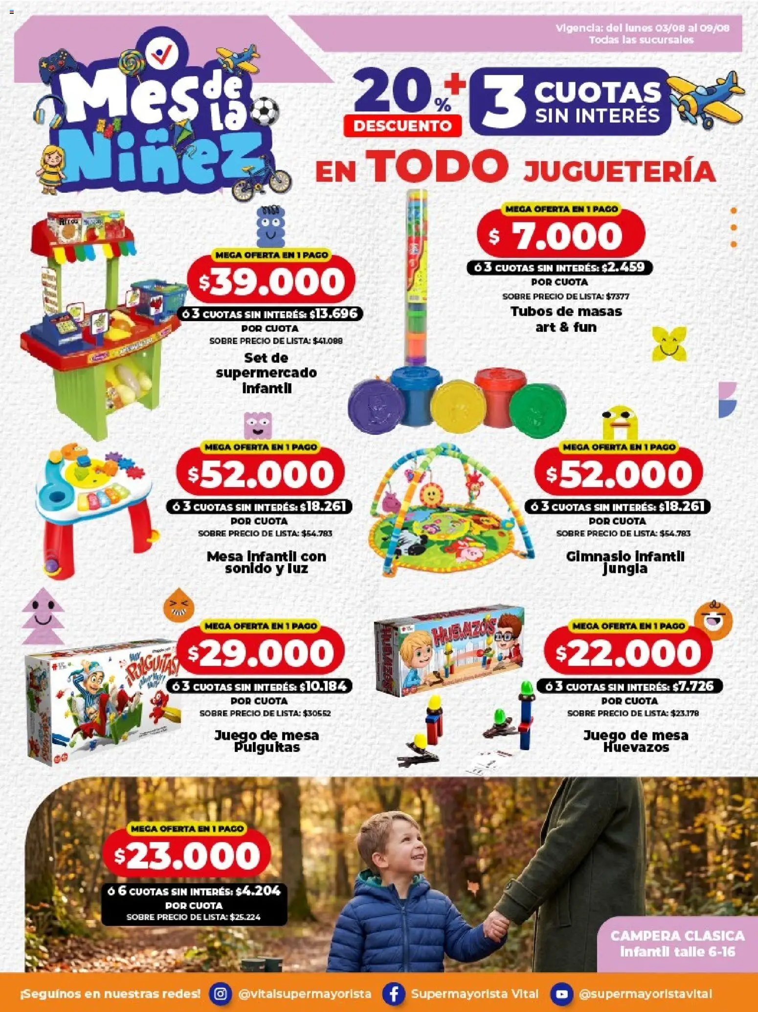 Vista previa del folleto de la tienda Vital válido desde el 03/08/2026 