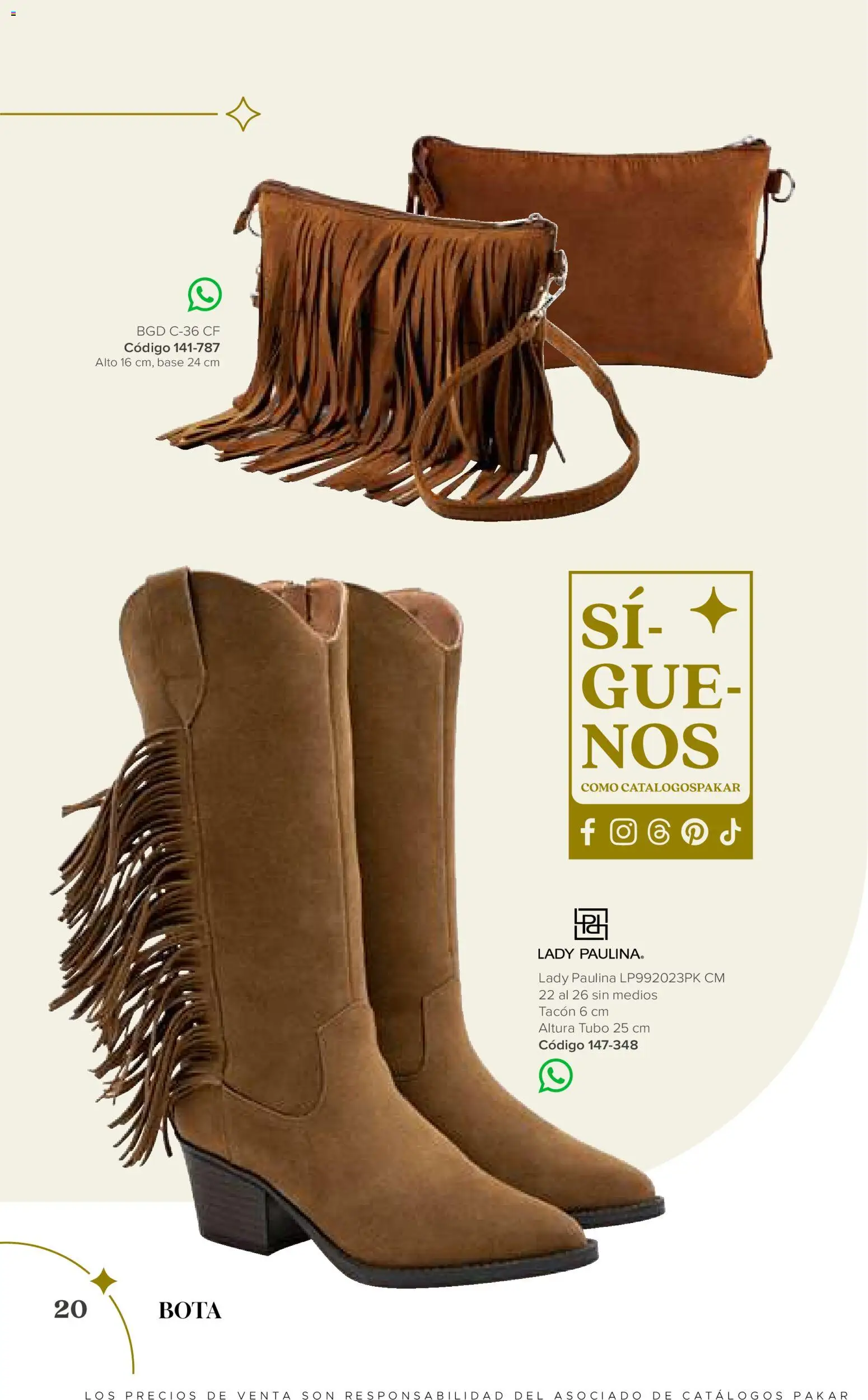 Vista previa las ofertas de la tienda SC Pakar - SC Pakar catálogo Bota desde el 31/07/2026 