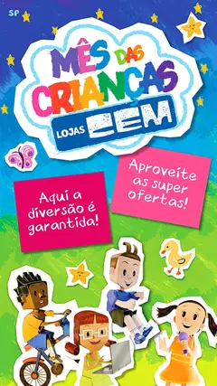 Pré-Visualização do folheto "Lojas Cem - Ofertas atuais" da loja Lojas Cem válido a partir de 19/10/2026
