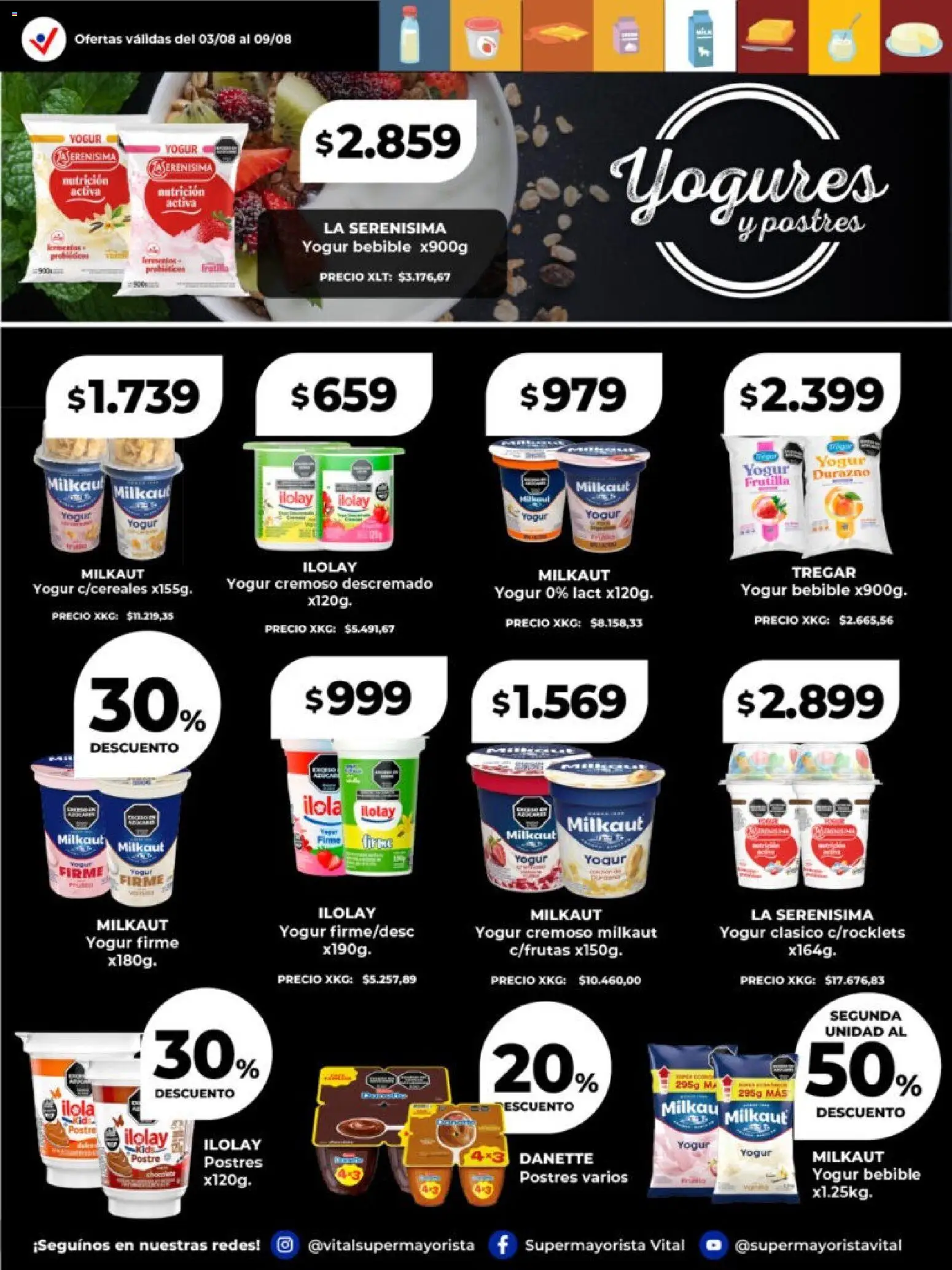 Vista previa del folleto de la tienda Vital válido desde el 03/08/2026 