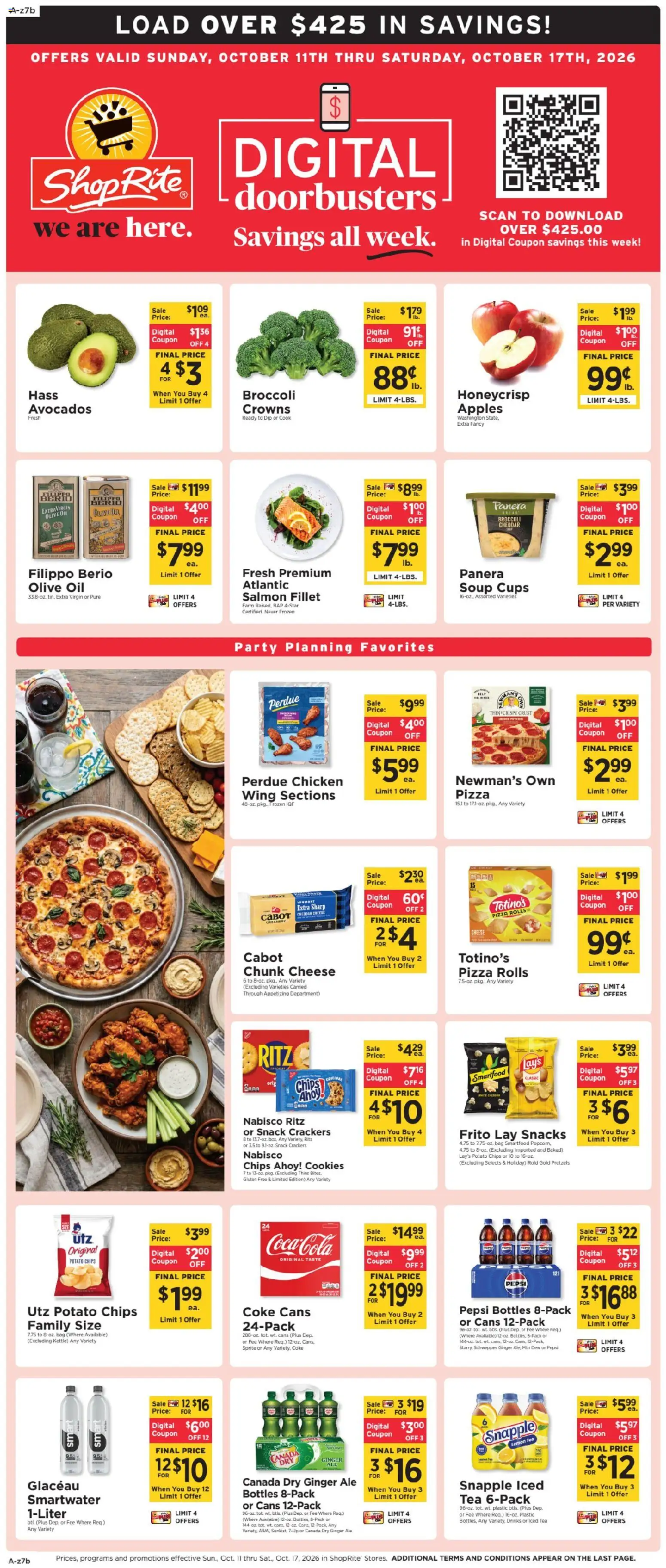 Ad Preview of ShopRite ShopRite Weekly Ad from 10/11/2026