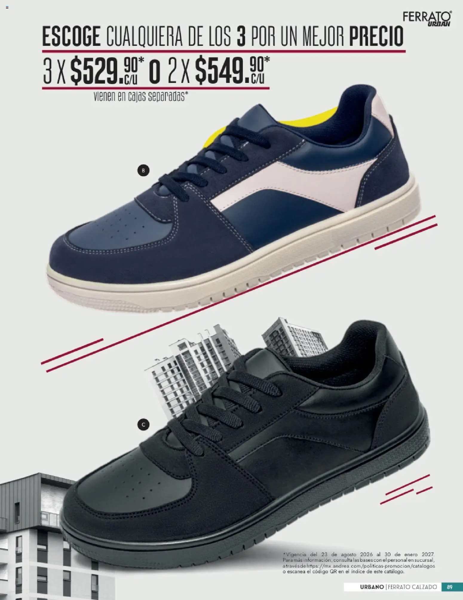 Vista previa las ofertas de la tienda Andrea - Andrea catálogo Calzado Caballero desde el 23/08/2026 