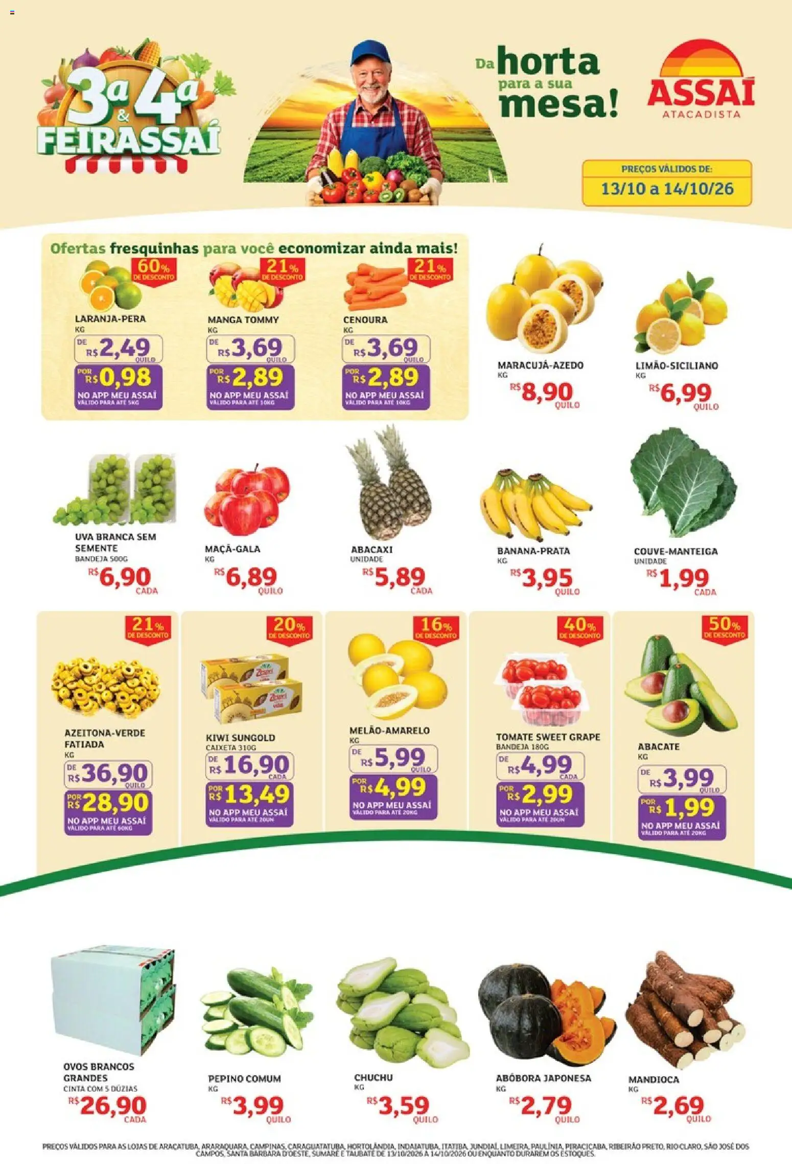 Pré-Visualização do folheto "Assaí Atacadista ofertas - SP" da loja Assaí Atacadista válido a partir de 13/10/2026