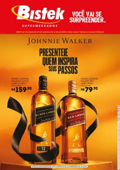Pré-Visualização do folheto "Bistek Supermercados ofertas Diageo" da loja Bistek Supermercados válido a partir de 29/07/2026