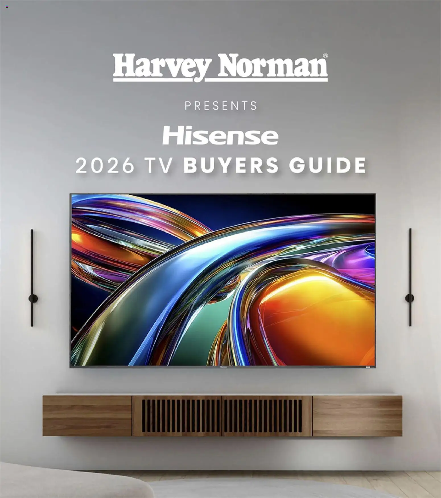 Preview of catalogue Harvey Norman Hisense 2026 TV Buyers Guide from shop Harvey Norman valid 26 Aug 2026