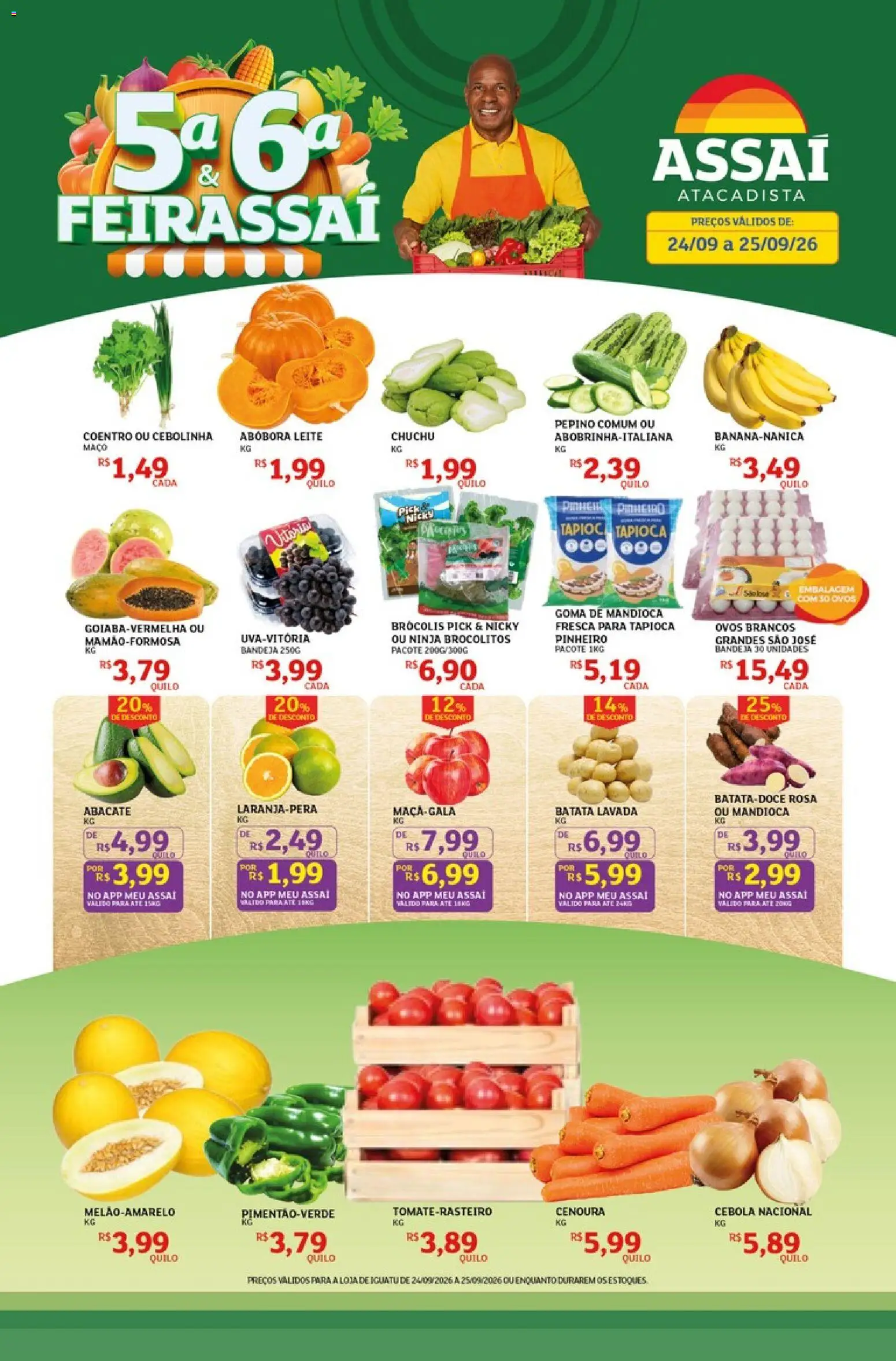 Pré-Visualização do folheto "Assaí Atacadista ofertas - CE" da loja Assaí Atacadista válido a partir de 24/09/2026