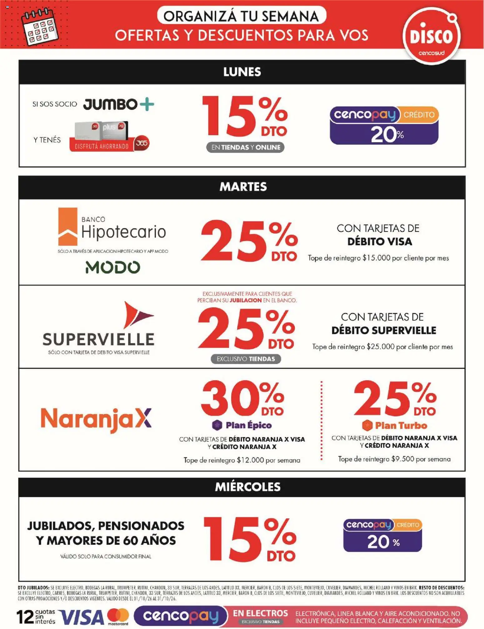 Vista previa del folleto de la tienda Disco válido desde el 09/10/2026 