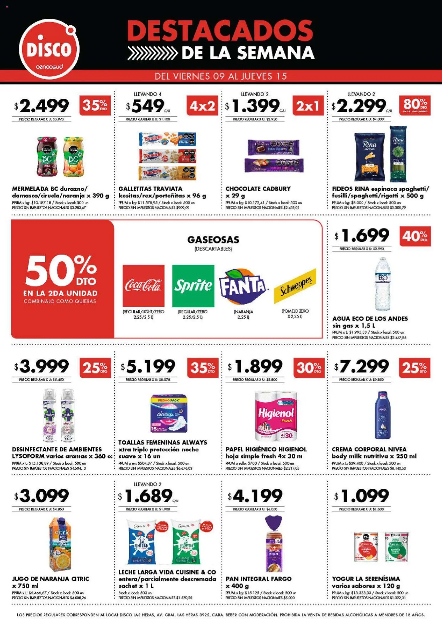 Vista previa del folleto de la tienda Disco válido desde el 09/10/2026 