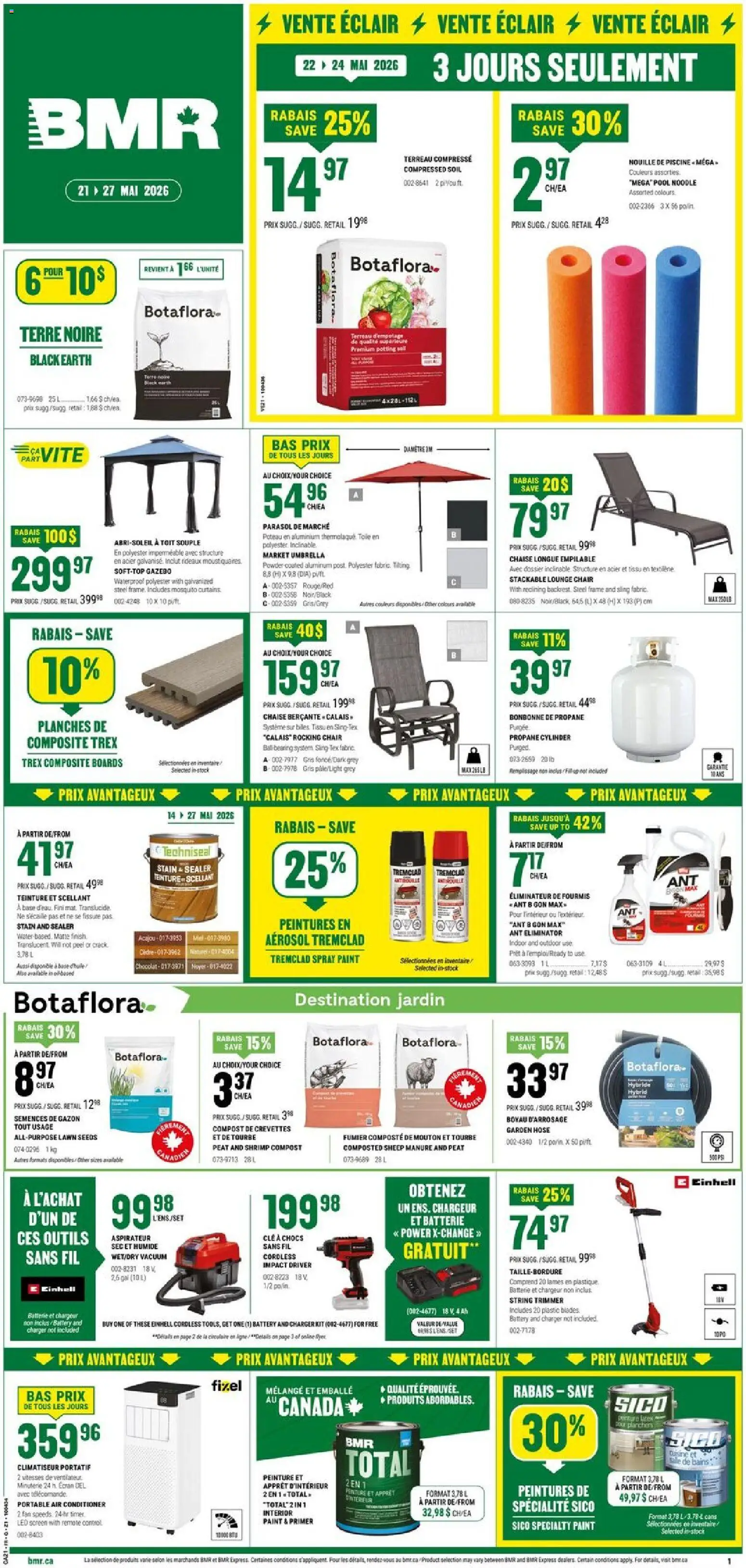 Preview of leaflet BMR weekly flyer / circulaire from shop BMR is valid from May 21, 2026