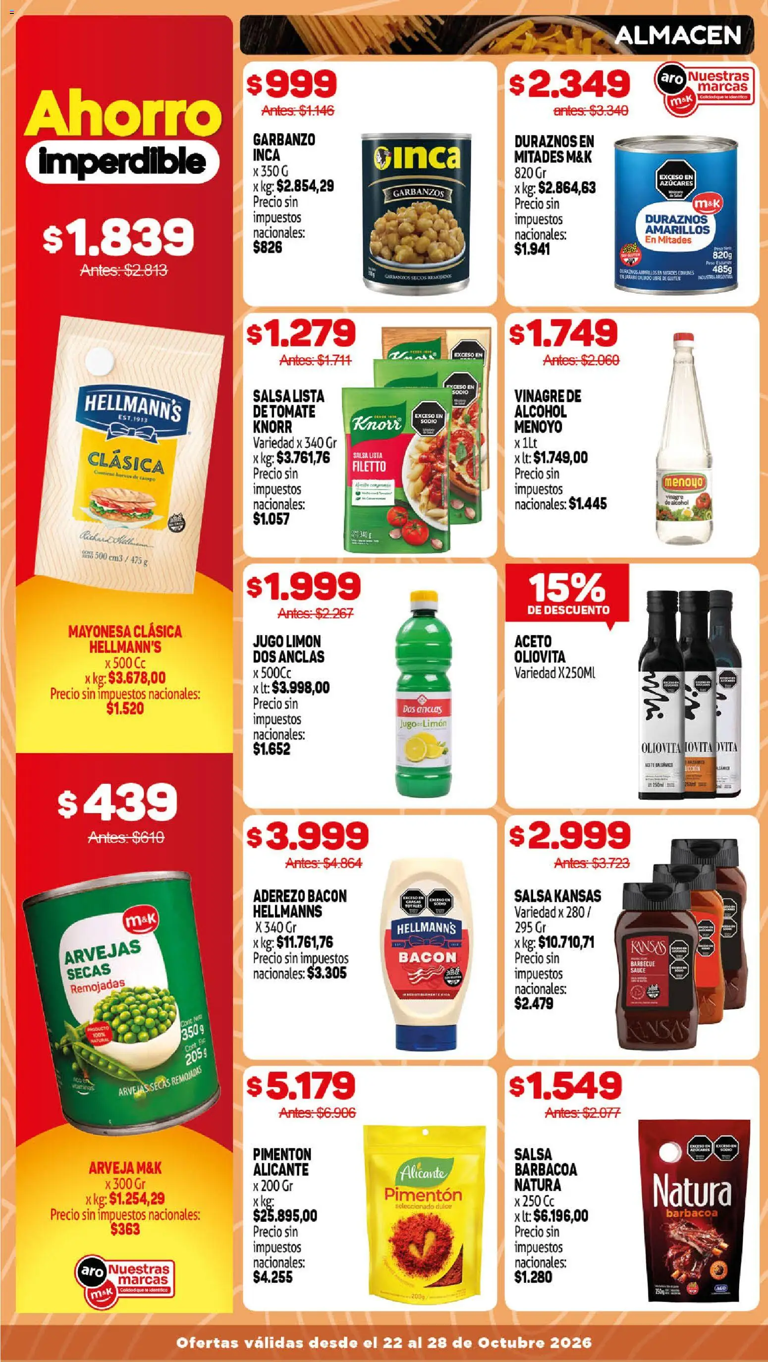 Vista previa del folleto de la tienda Makro válido desde el 22/10/2026 