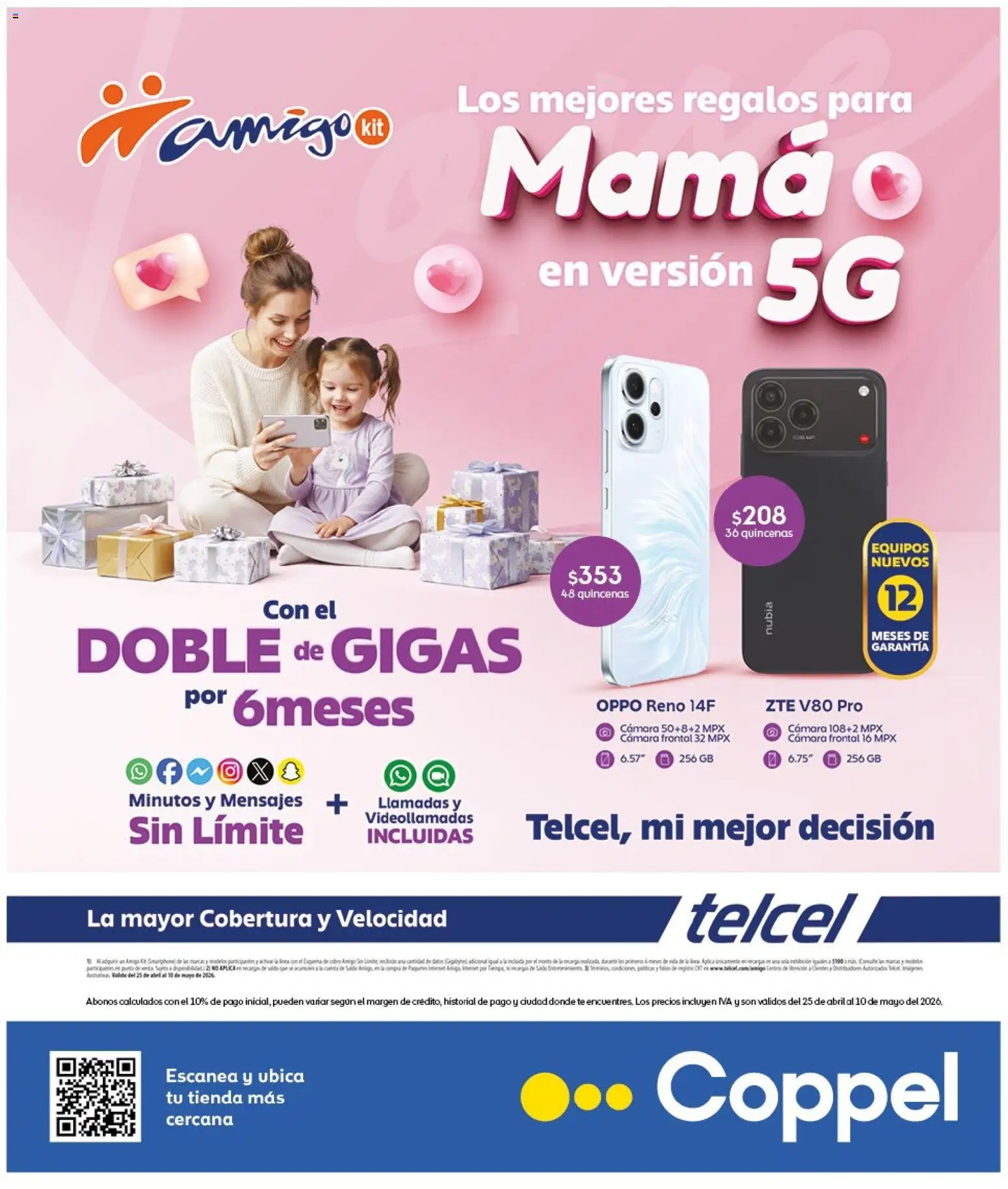 Vista previa las ofertas de la tienda Coppel - Coppel catálogo Claro que la vas a querer desde el 25/04/2026 - Té, Cámara