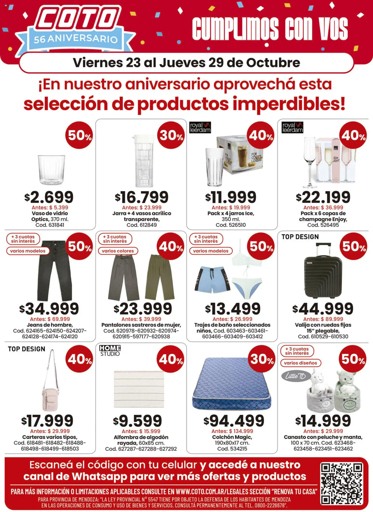 Vista previa del folleto de la tienda Coto válido desde el 23/10/2026 