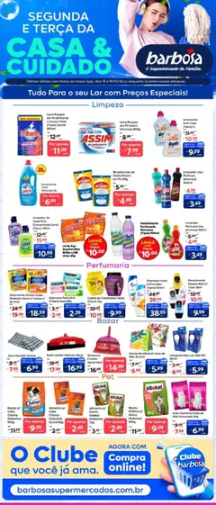 Pré-Visualização do folheto "Barbosa Supermercados ofertas Casa e Cuidado" da loja Barbosa Supermercados válido a partir de 18/05/2026