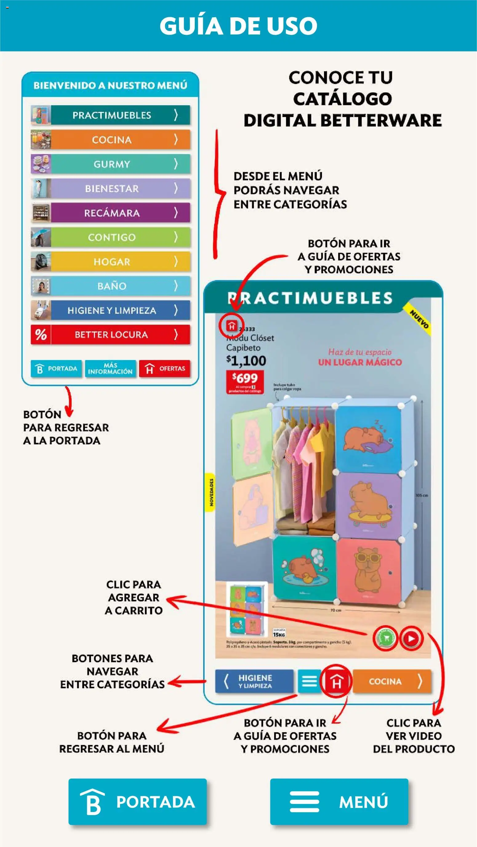 Vista previa las ofertas de la tienda Betterware - Betterware campaña 8 2026 desde el 03/08/2026 
