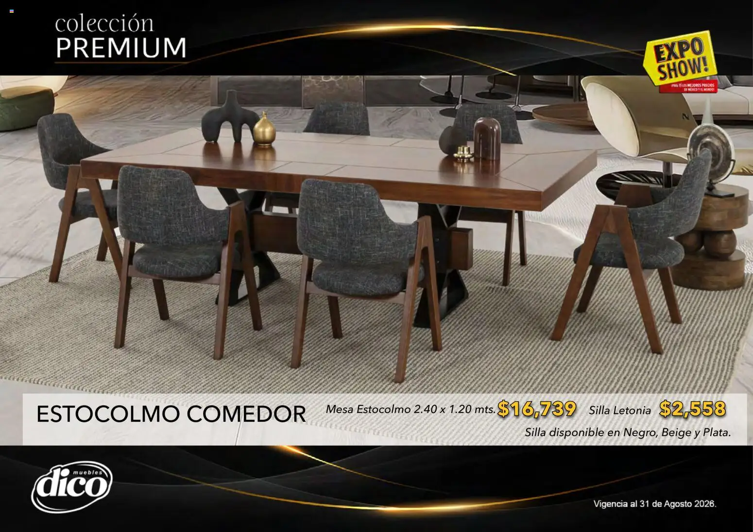 Vista previa las ofertas de la tienda Muebles Dico - Muebles Dico catálogo Colección Premium desde el 01/08/2026 