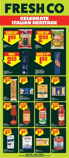Un aperçu du dépliant FreshCo Special Promotion du magasin FreshCo est valide à partir 28 mai 2026
