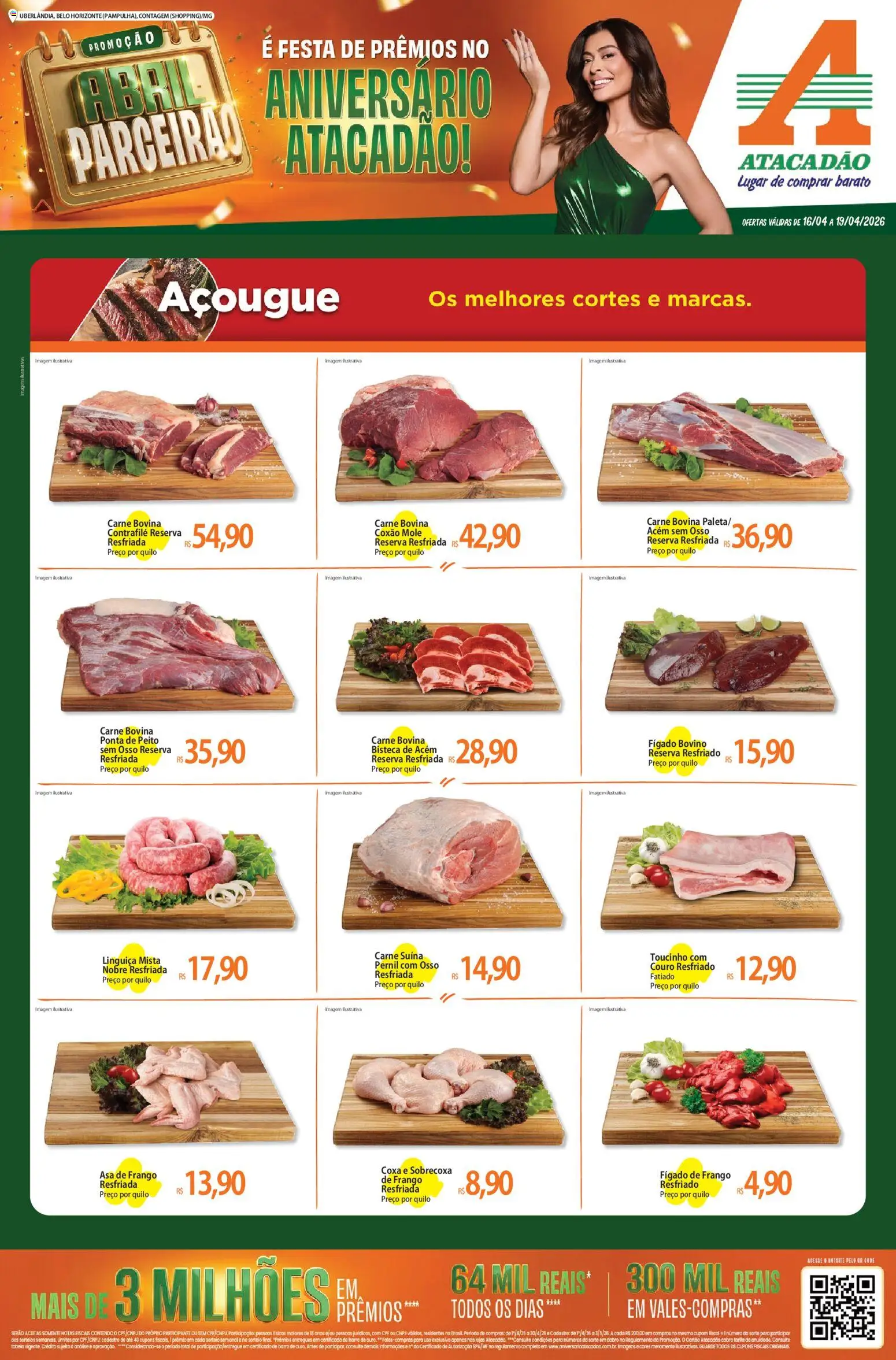 Pré-Visualização do folheto "Atacadão ofertas - MG" da loja Atacadão válido a partir de 16/04/2026