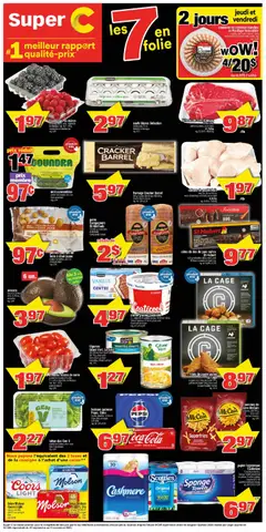 Un aperçu du dépliant Super C weekly flyer / circulaire du magasin Super C est valide à partir 11 juin 2026