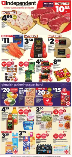 Un aperçu du dépliant Independent Grocer weekly flyer / circulaire du magasin Independent Grocer est valide à partir 29 oct. 2026