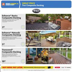 Un aperçu du dépliant Home Hardware flyer - Trex Composite Decking du magasin Home Hardware est valide à partir 2 juill. 2026