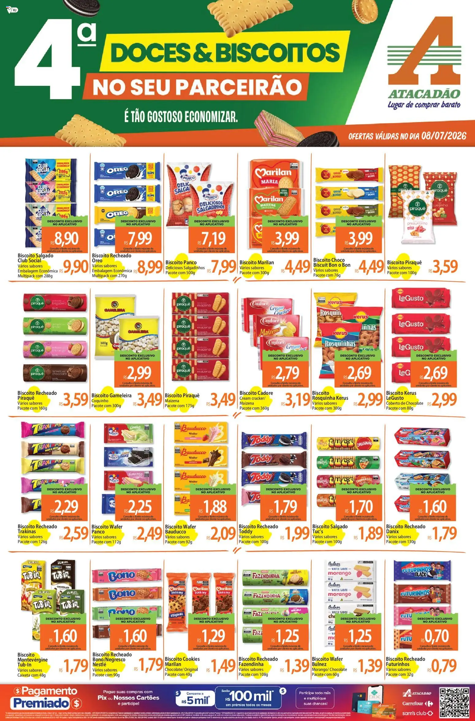 Pré-Visualização do folheto "Atacadão ofertas - RJ" da loja Atacadão válido a partir de 08/07/2026