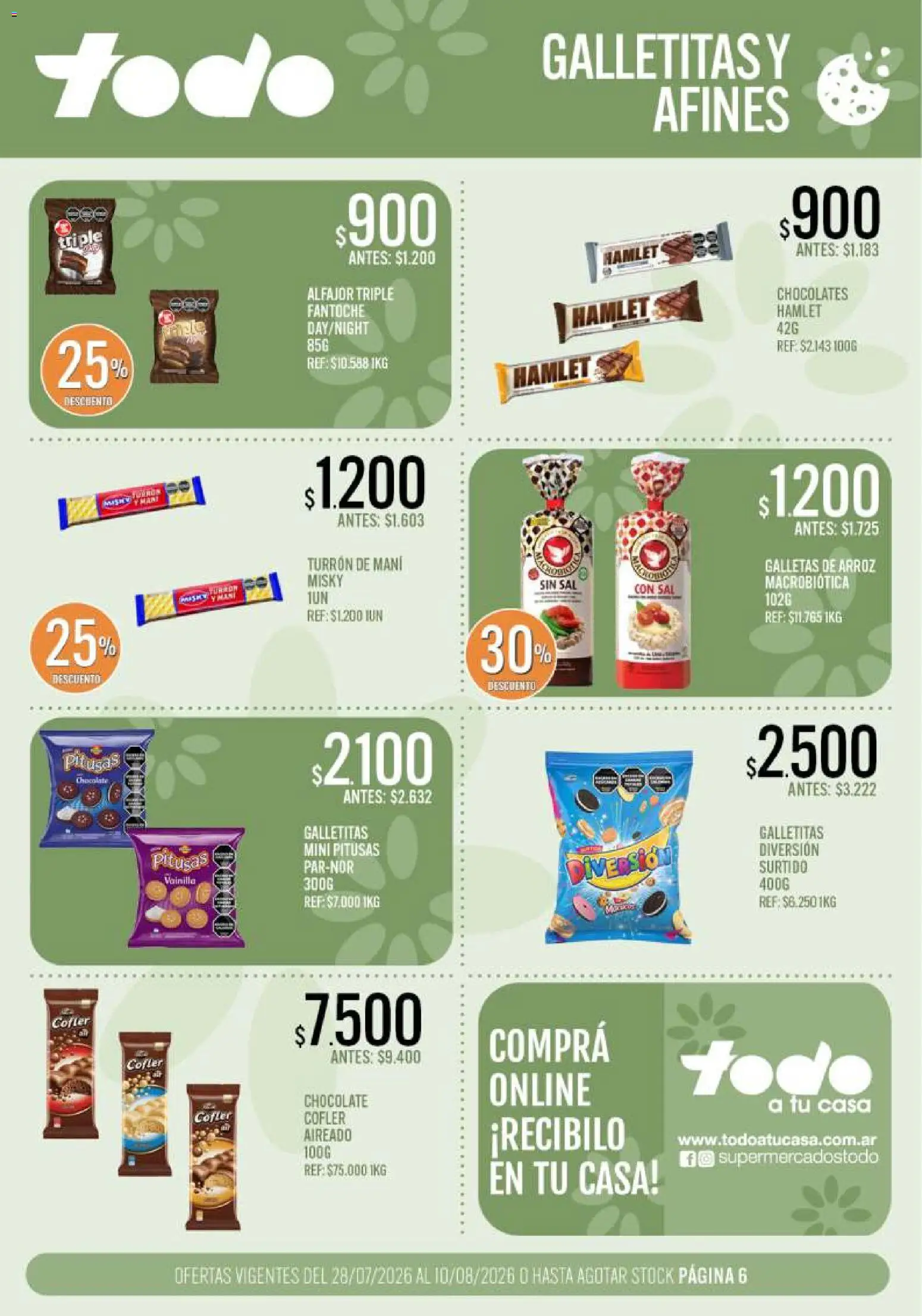 Vista previa del folleto de la tienda Supermercados TODO válido desde el 28/07/2026 