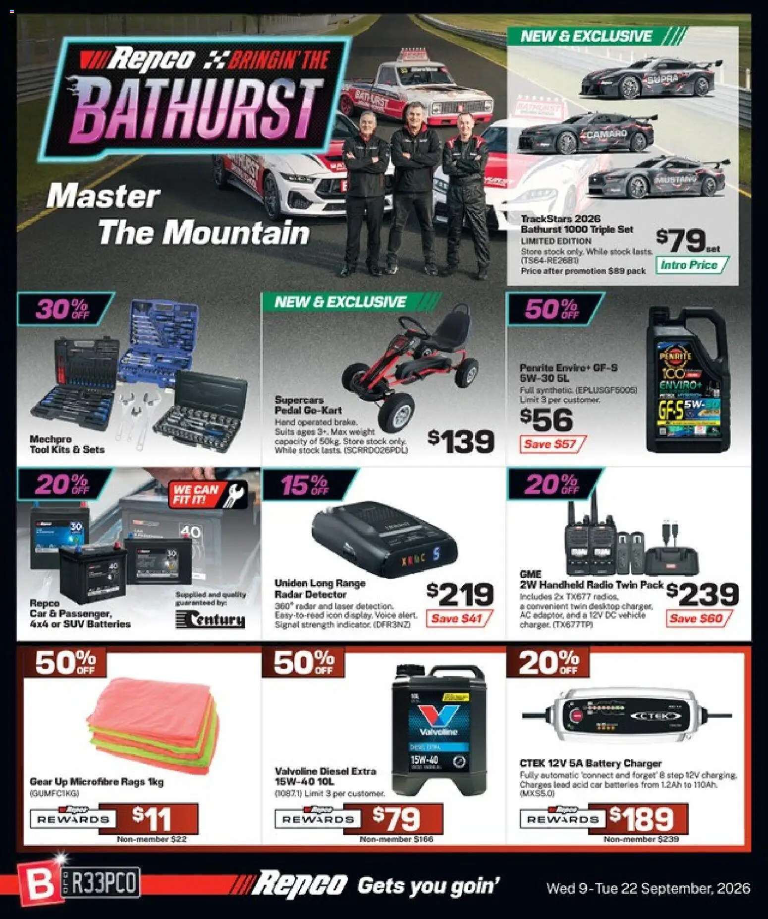 Preview of catalogue Repco catalogue from shop Repco valid 9 Sept 2026