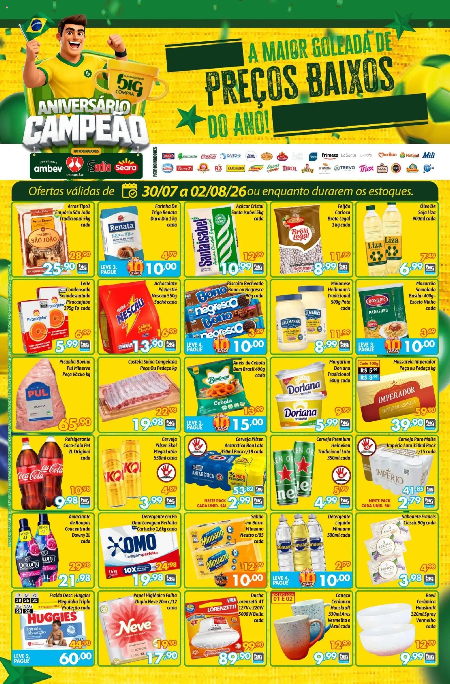 Pré-Visualização do folheto "Big Compra - Ofertas da semana" da loja Big Compra válido a partir de 30/07/2026
