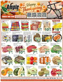 Preview of leaflet Ample Food Market weekly flyer Toronto York from shop Ample Food Market is valid from Oct 09, 2026